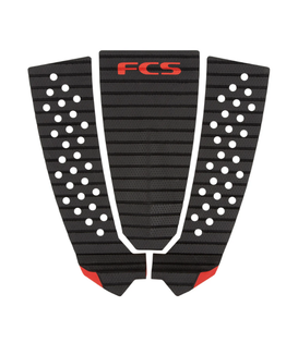 FCS Filipe Toledo Treadlite Traction Charcoal / Red