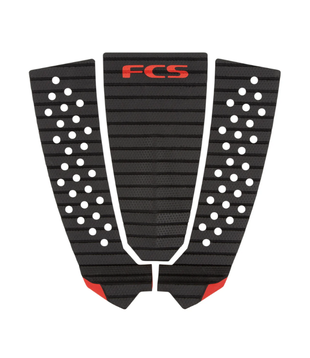 FCS Filipe Toledo Treadlite Traction Charcoal / Red