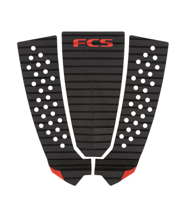 FCS Fins FCS Filipe Toledo Treadlite Traction Charcoal / Red