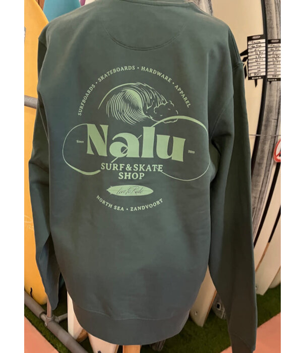 Nalu Nalu Live To Ride Sweater Army Green