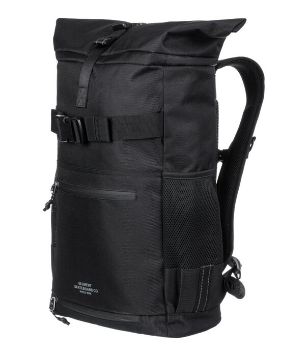 Element Element Ground Skate Roll Top Backpack Black