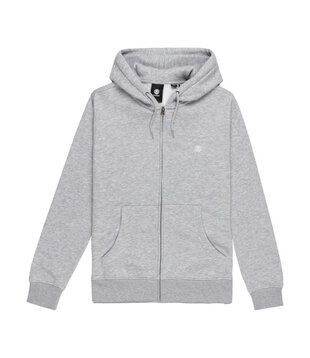 Cornell Classic Hoodie met Rits Mid Grey Heather