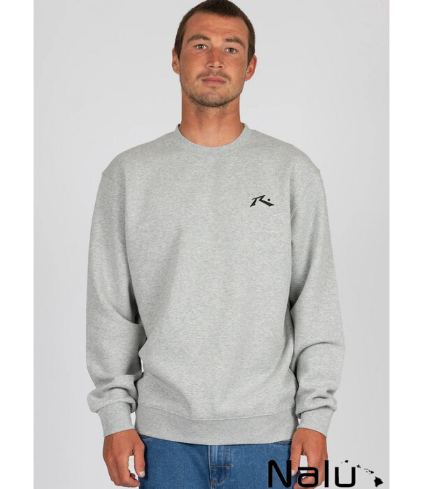 Rusty Rusty Baseline Fleece Crew Grey Heather