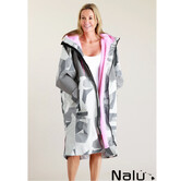 White Water Poncho Hardshell Arctic Camo/Pink