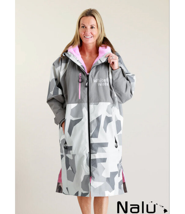 White Water White Water Poncho Hardshell Arctic Camo/Pink