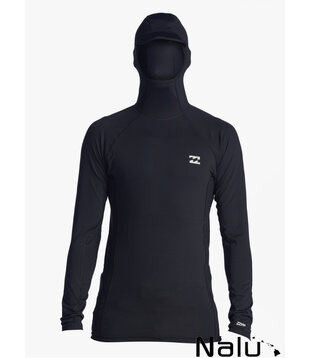 Billabong Strike Mission Hood Longsleeve Lycra Black
