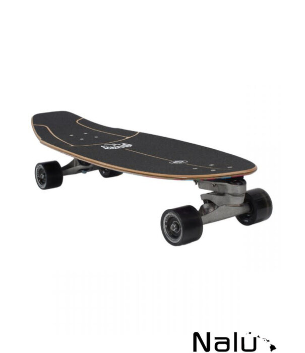 Carver Carver 31" X Lost Rad Ripper Neon Surfskate Complete Trucks C7 Raw