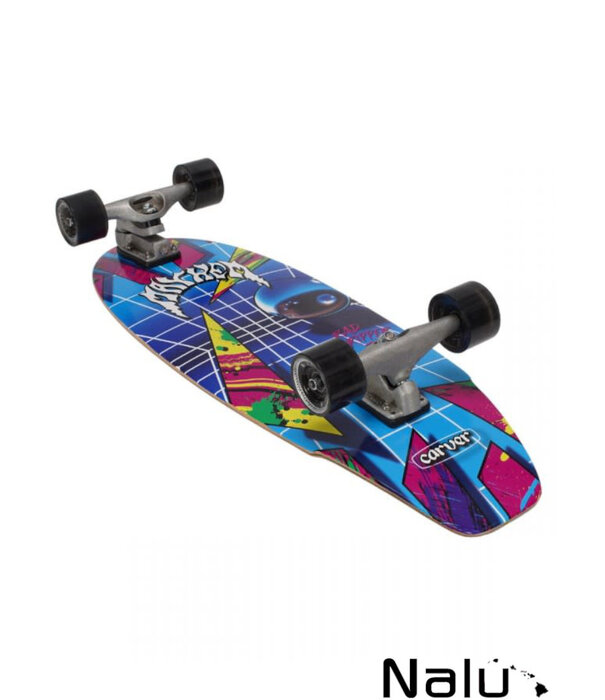 Carver Carver 31" X Lost Rad Ripper Neon Surfskate Complete Trucks C7 Raw