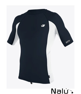 O'Neill Premium Skins S/S Rash Guard Slate/White