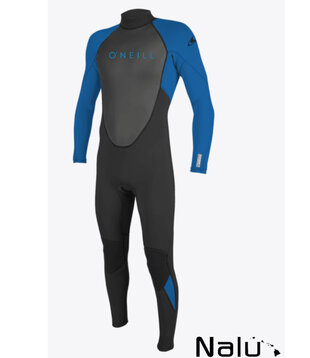 O'Neill Youth Reactor-2 3/2 Back Zip Full Black Ocean