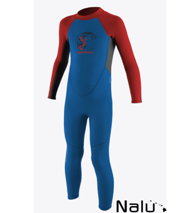 O'Neill O'Neill Toddler Reactor-2 2mm Back Zip Full Ocean Red