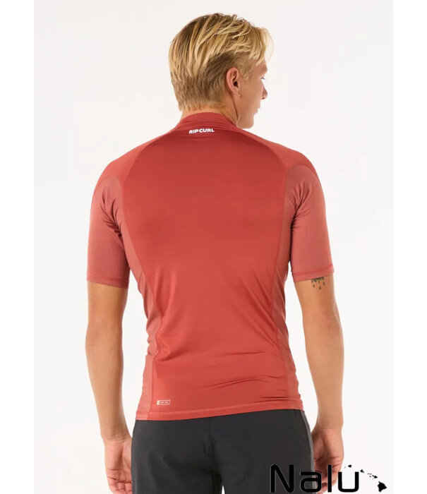 Rip Curl Rip Curl Waves UPF Perf Rash Vest Red