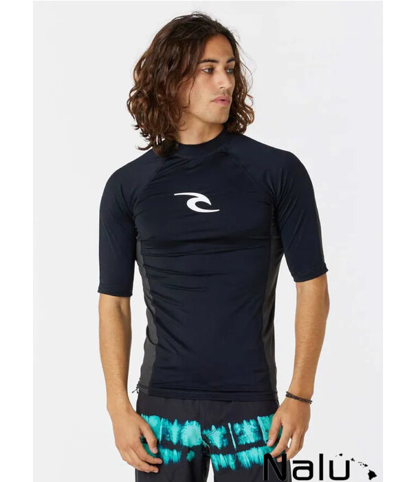 Rip Curl Rip Curl Waves UPF Perf Rash Vest Black