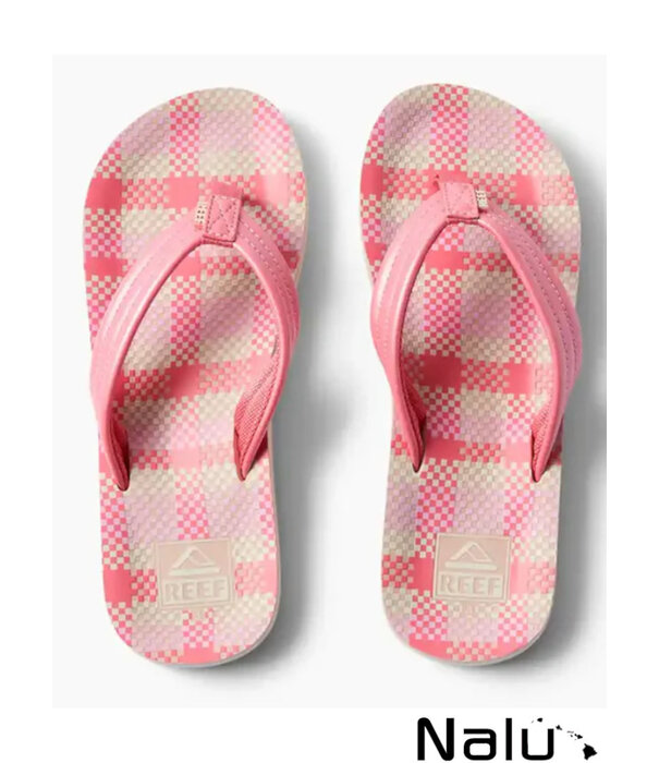 Reef Reef Kids Ahi Pink Plaid