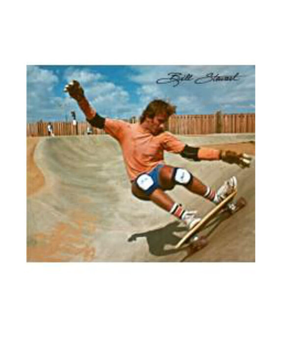 Flying Wheels Flying Wheels 28" Skateboard Bill Stewart teal Limited Edition Cruiser