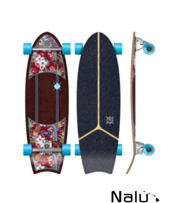 Flying Wheels Flying Wheels Surfskate 31 Kauai Parrot STR