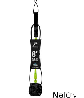 Firewire 8" All Day 7mm Regular Leash Black Camo/Yellow