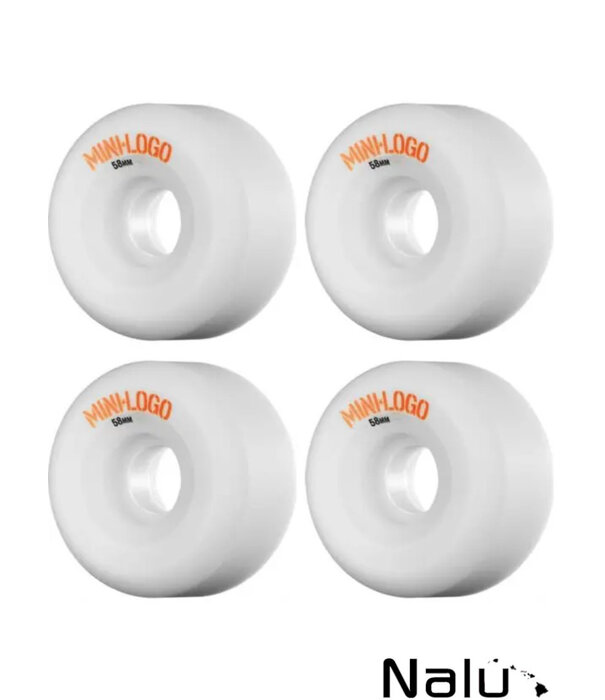 Mini Logo Mini-Logo 52 mm A-Cut #3 101A white Wheels