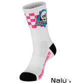 Powell-Peralta Socks Ripper Checker Stripes Blue-Pink-White, One Size