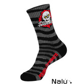 Powell-Peralta Socks Ripper Stripes Charcoal-Black, One Size