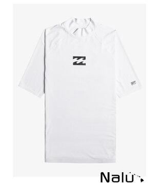 Billabong Waves All Day Rash Vest White