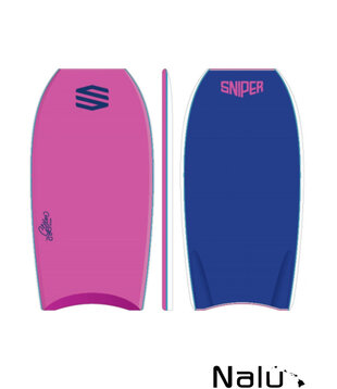 Sniper 38 PE Bodyboard Girls Pop Glitter Pink Blue