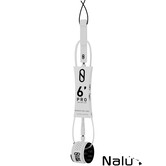 Slater Designs 6'0" 6mm Comp Leash White