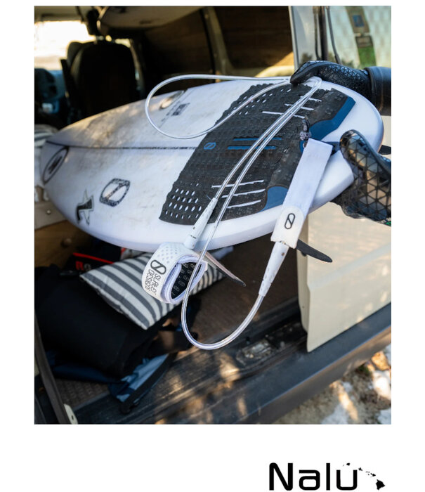 Firewire Surfboards Slater Designs 6'0" 6mm Comp Leash White