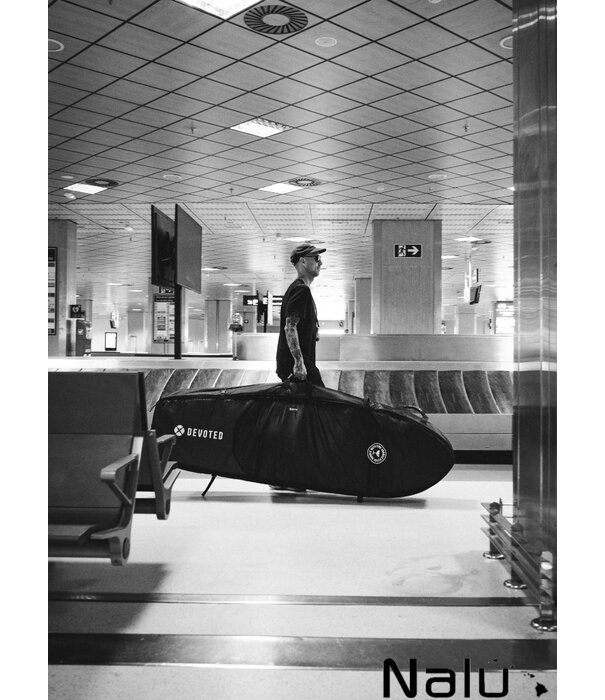 Devoted Devoted Fish 10mm Quad Boardbag 6'3"(2-4 boards) Black