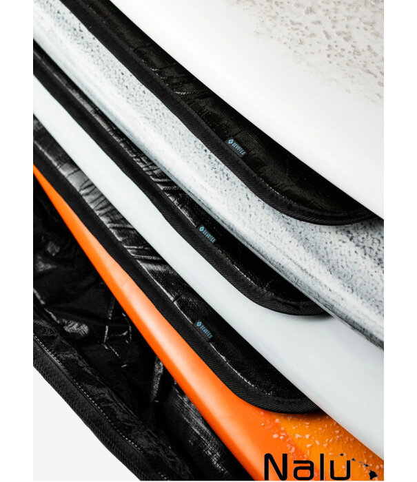 Devoted Devoted Fish 10mm Quad Boardbag 6'3"(2-4 boards) Black