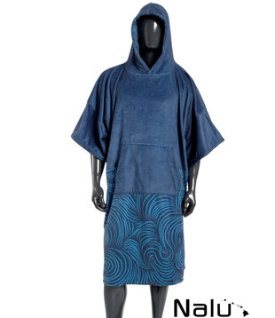MADNESS Change Robe Poncho Unisize Navy Swirl