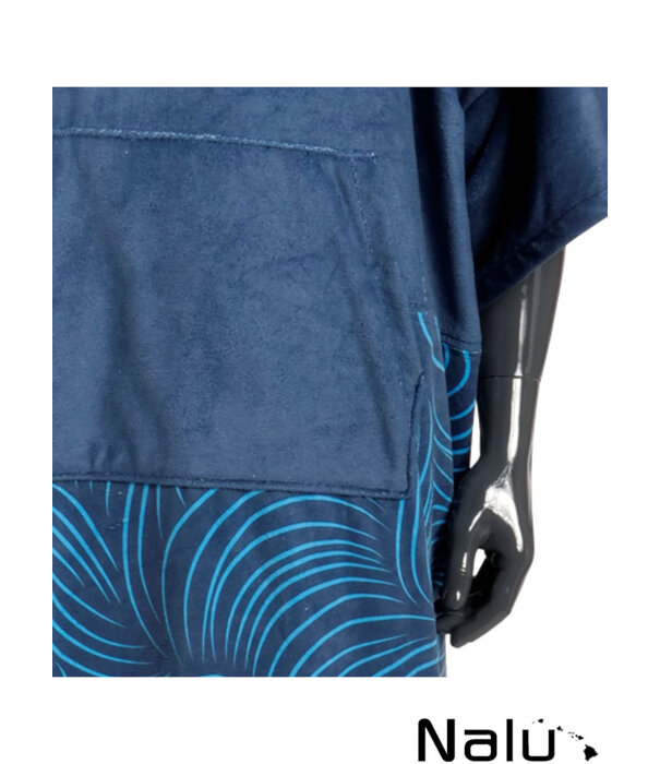 Madness MADNESS Change Robe Poncho Unisize Navy Swirl