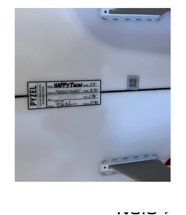 Pyzel Surfboards Pyzel 5'8" Happy Twin gebruikt