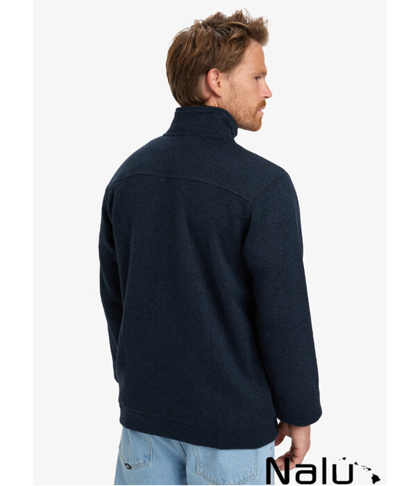 Quiksilver Quiksilver Keller 1/4 Zip Fleecetop Dark Navy