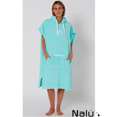 Ocean & Earth Hooded Poncho Mint