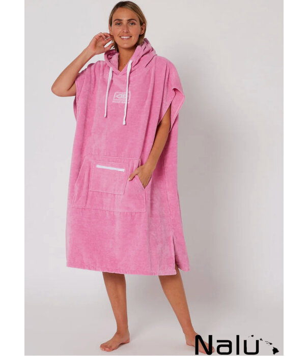 Ocean & Earth Ocean & Earth Hooded Poncho Pink