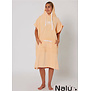 Ocean & Earth Hooded Poncho Peach