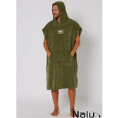 Ocean & Earth Hooded Poncho Milatery