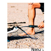 Ocean & Earth 5'0" One XT Slim Line Lightweight Comp Leash Black/Blue