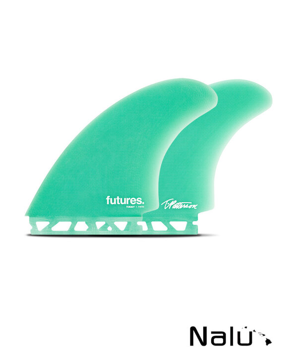 Futures Fins Futures Twin Timmy Patterson Fiberglass Teal