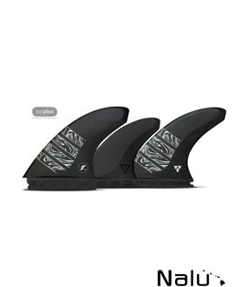 Futures Large Vector 3/2 ALPHA series Carbon Grey 5 Fin Set