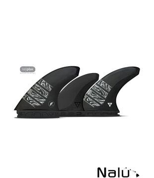 Futures Large Vector 3/2 ALPHA series Carbon Grey 5 Fin Set