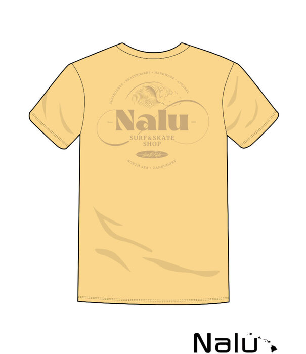 Nalu Nalu Shop T-shirt Viva Yellow/Brown