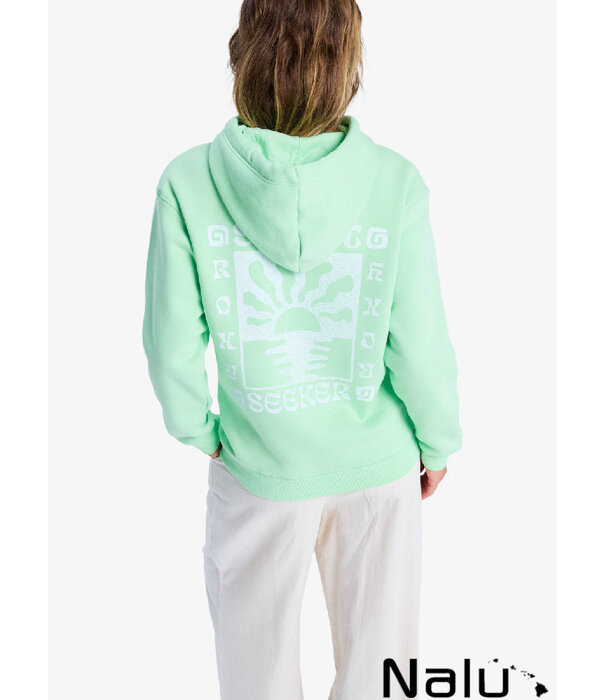 Roxy Roxy Surf Stoked Brushed Vt Hoodie Pistachio Green