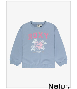 Roxy Morning Hike Brushed Sweater Blue Blizzard