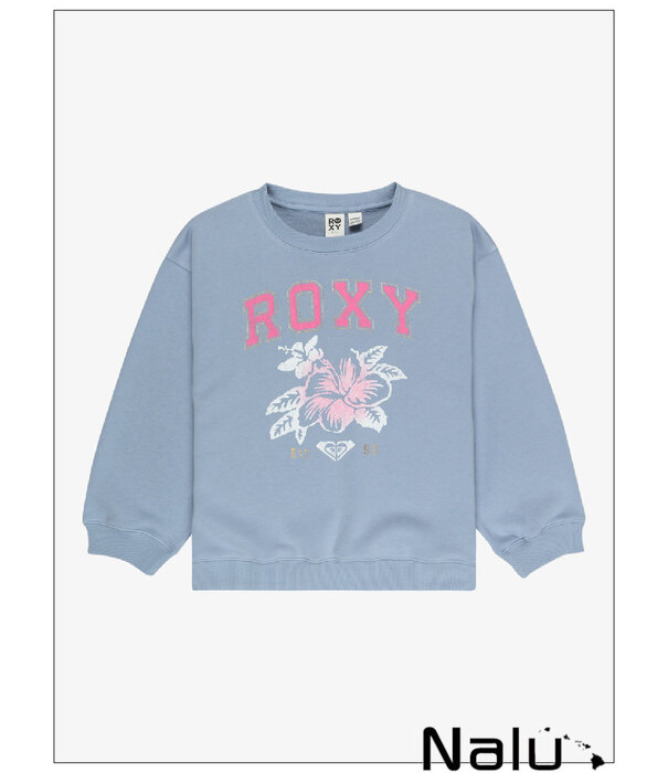 Roxy Roxy Morning Hike Brushed Sweater Blue Blizzard
