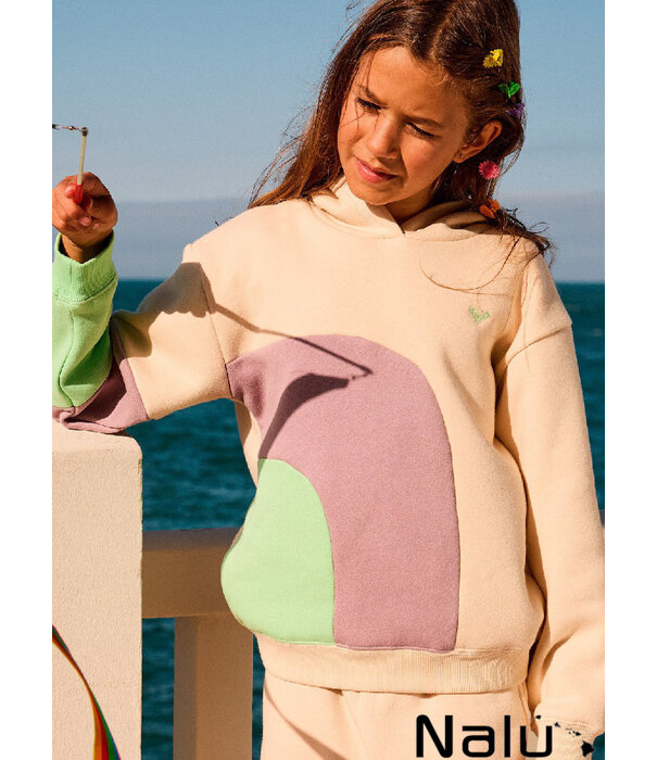 Roxy Roxy Remember The Name Colourblock Hoodie Kids
