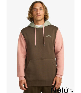 Billabong Arch Block Po Hoodie Dark Cedar