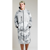 White Water Soft Shell Poncho Grey Camo