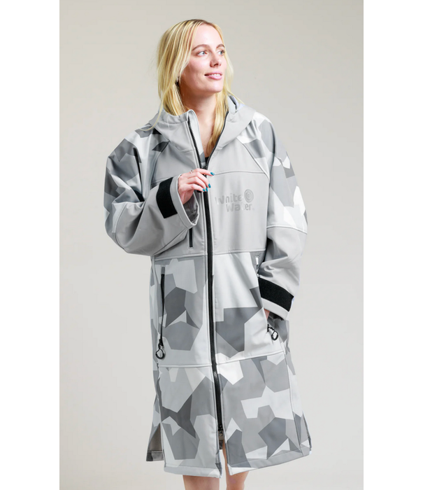White Water White Water Soft Shell Poncho Grey Camo